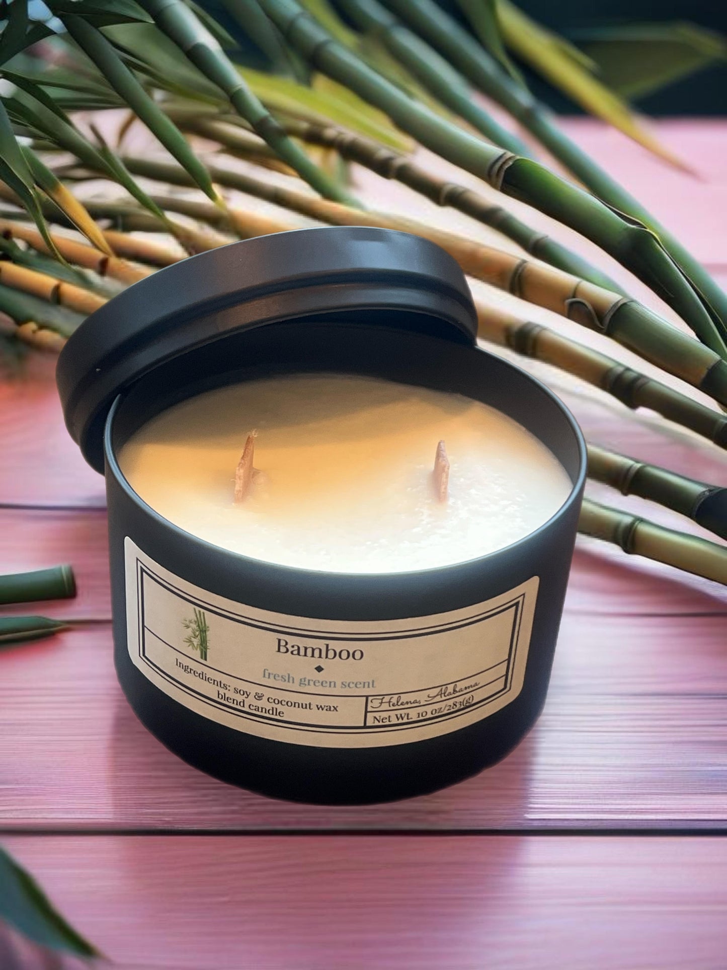 bamboo candle