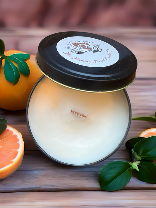 citrus & basil candle